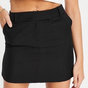 Topshop black mini skirt